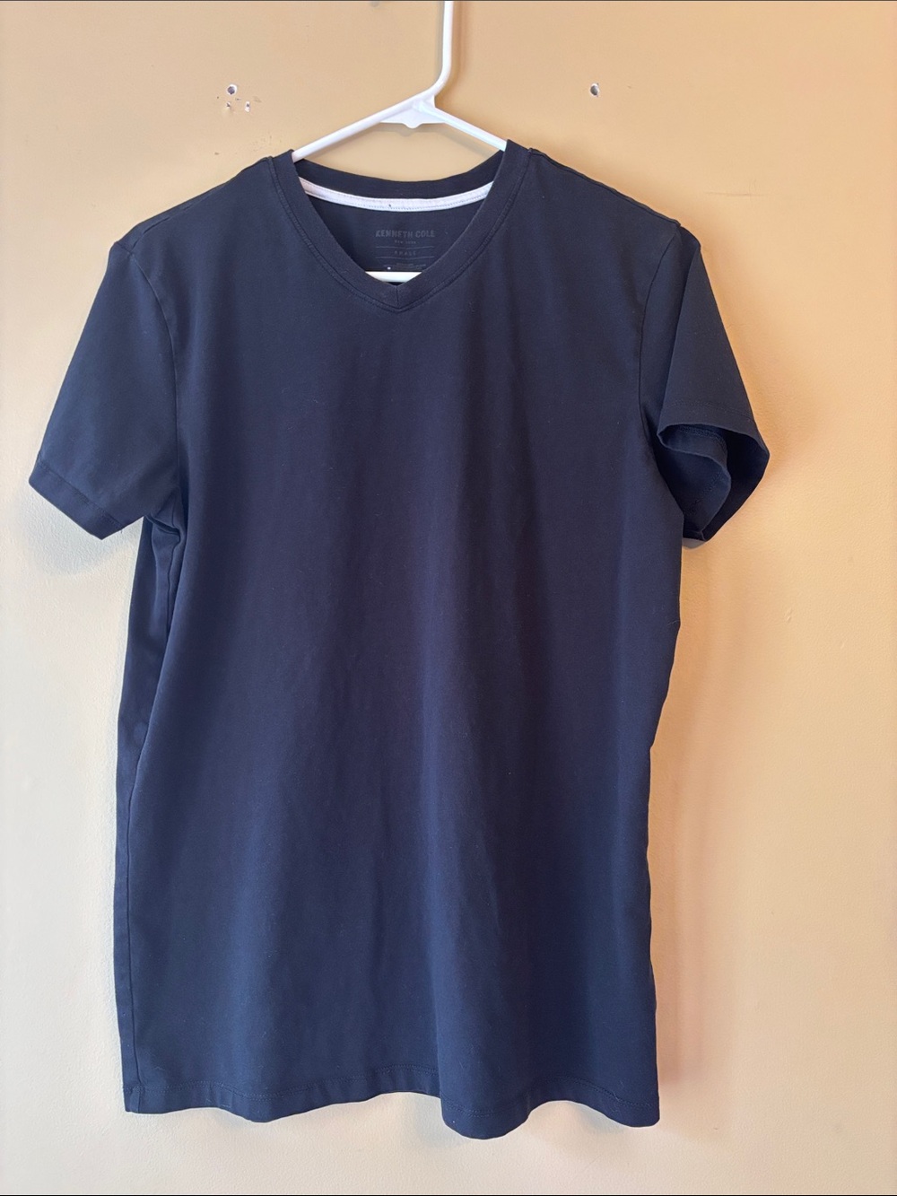 Kenneth Cole Black V-Neck Tee